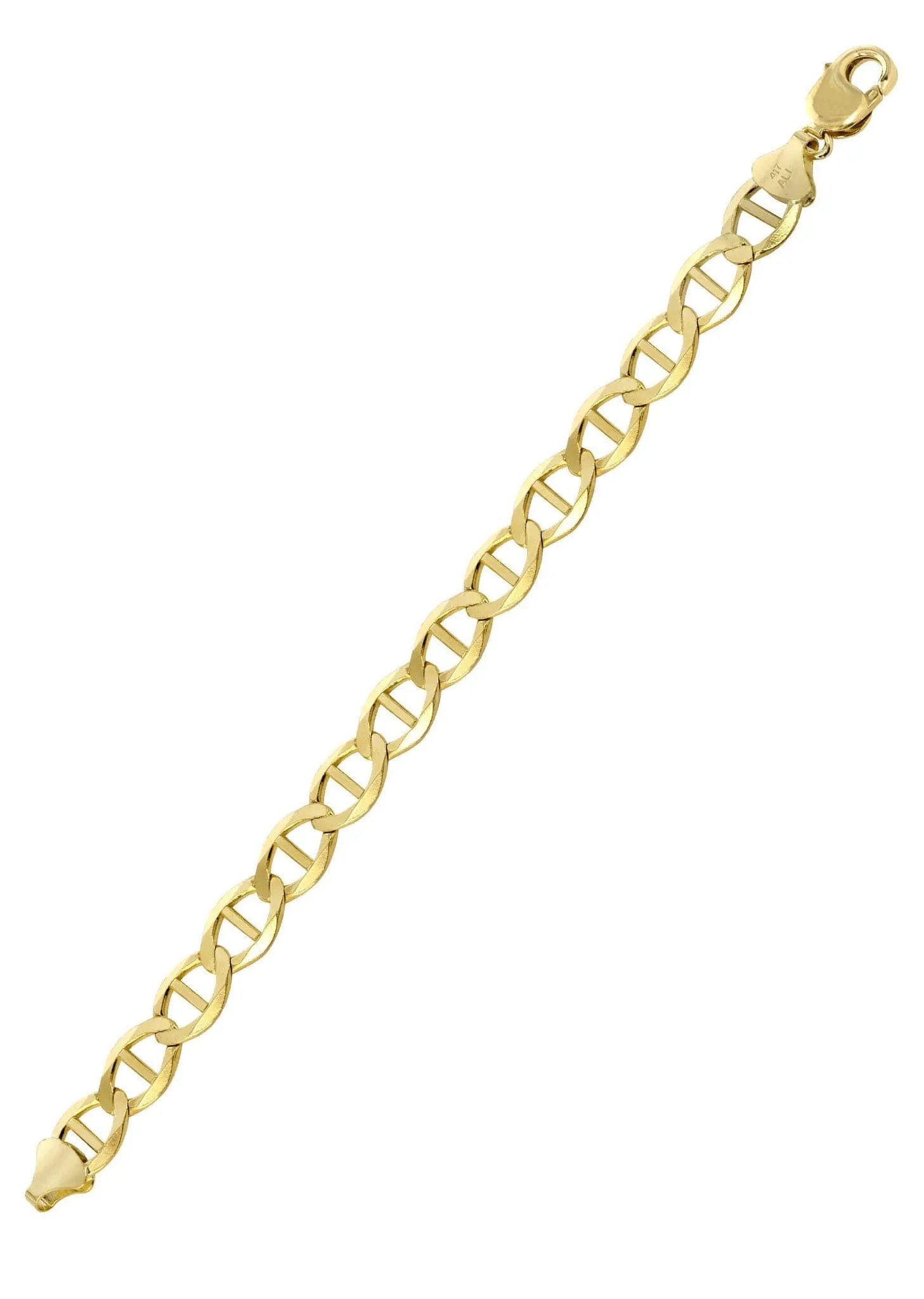 14K Gold Bracelet Solid Mariner