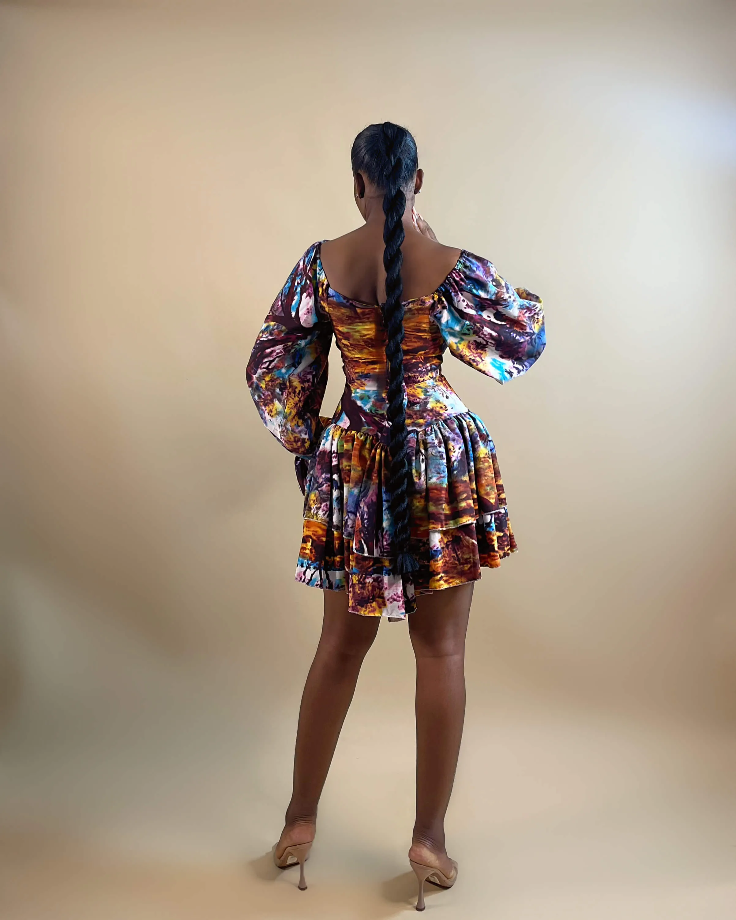 Bizzy Body Dress (Sunset Mirage)