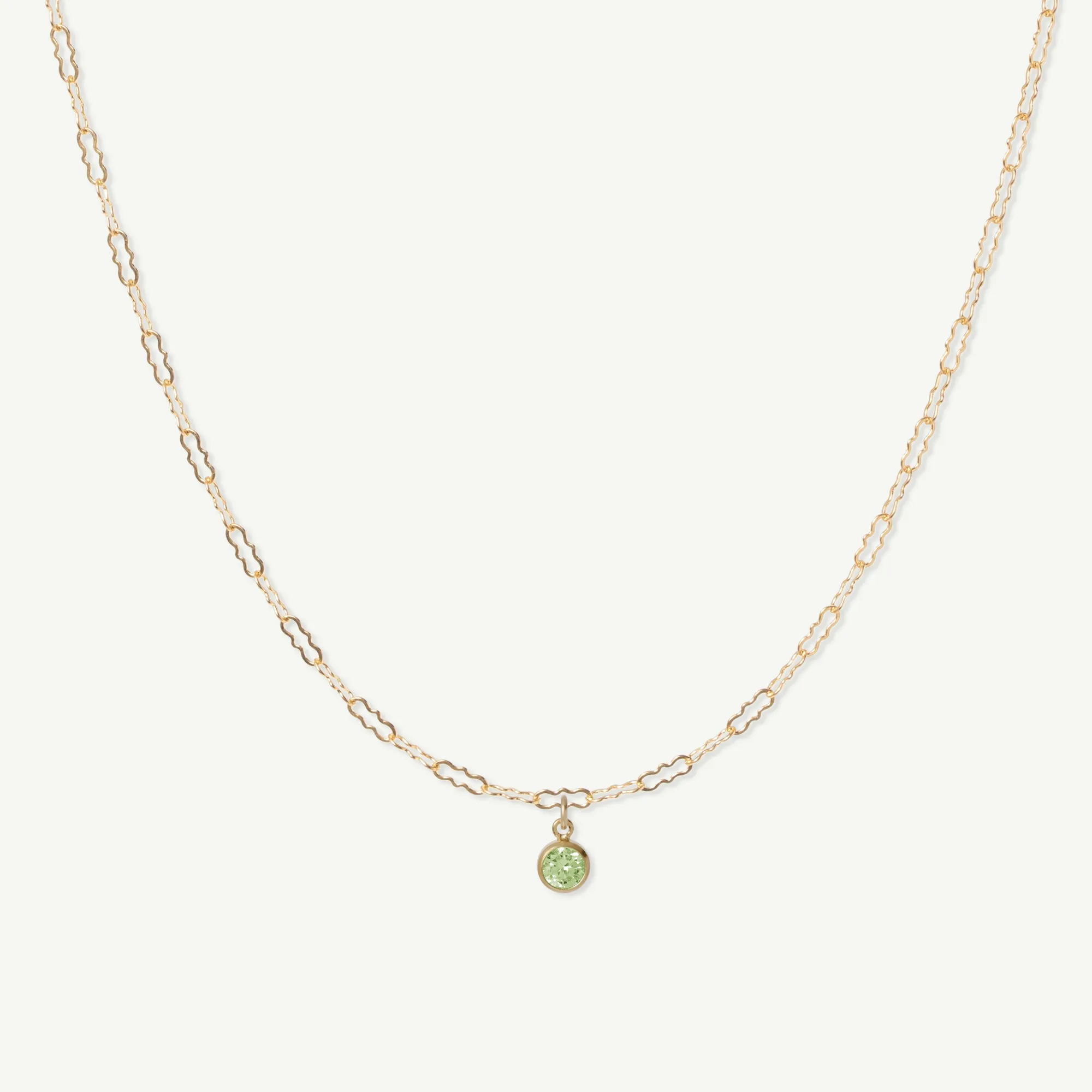 Fayette Birthstone Necklace