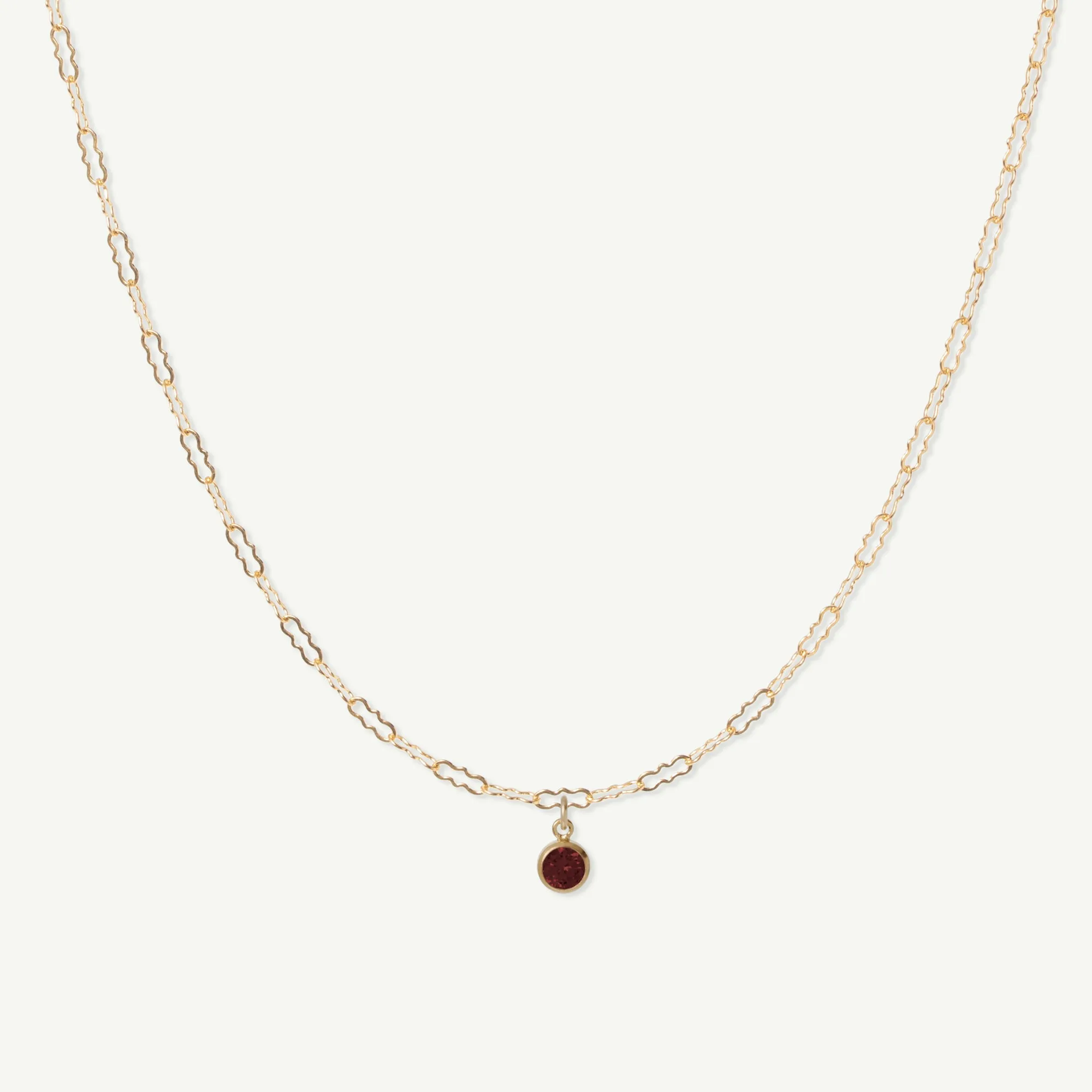 Fayette Birthstone Necklace