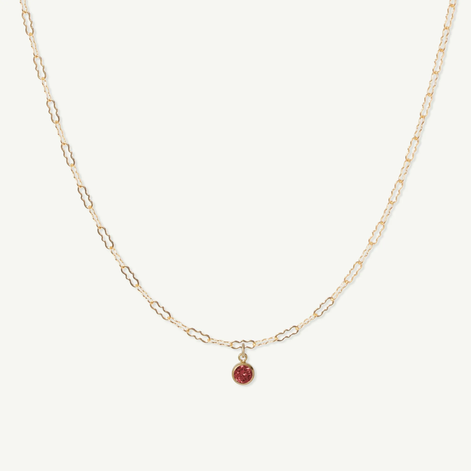 Fayette Birthstone Necklace