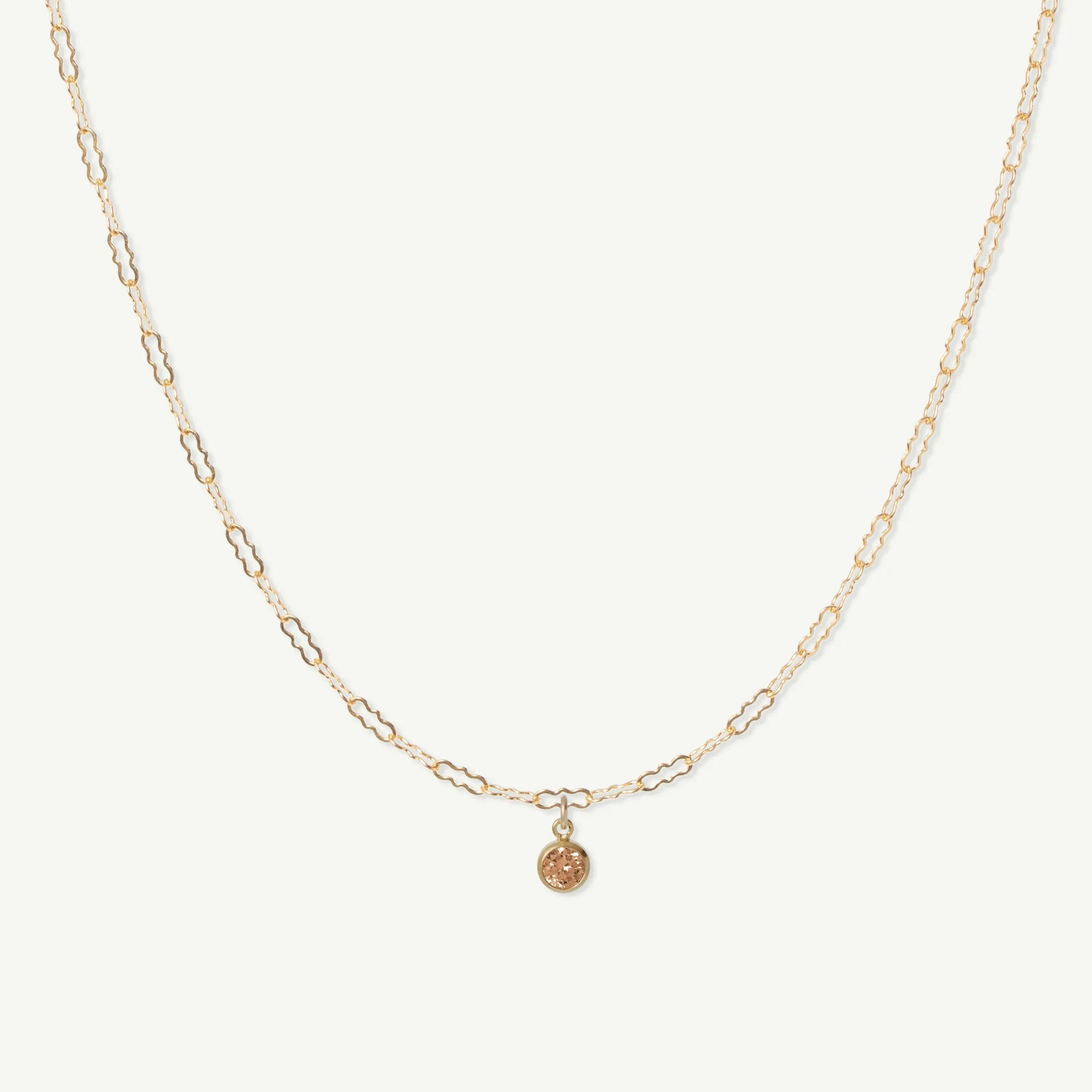 Fayette Birthstone Necklace