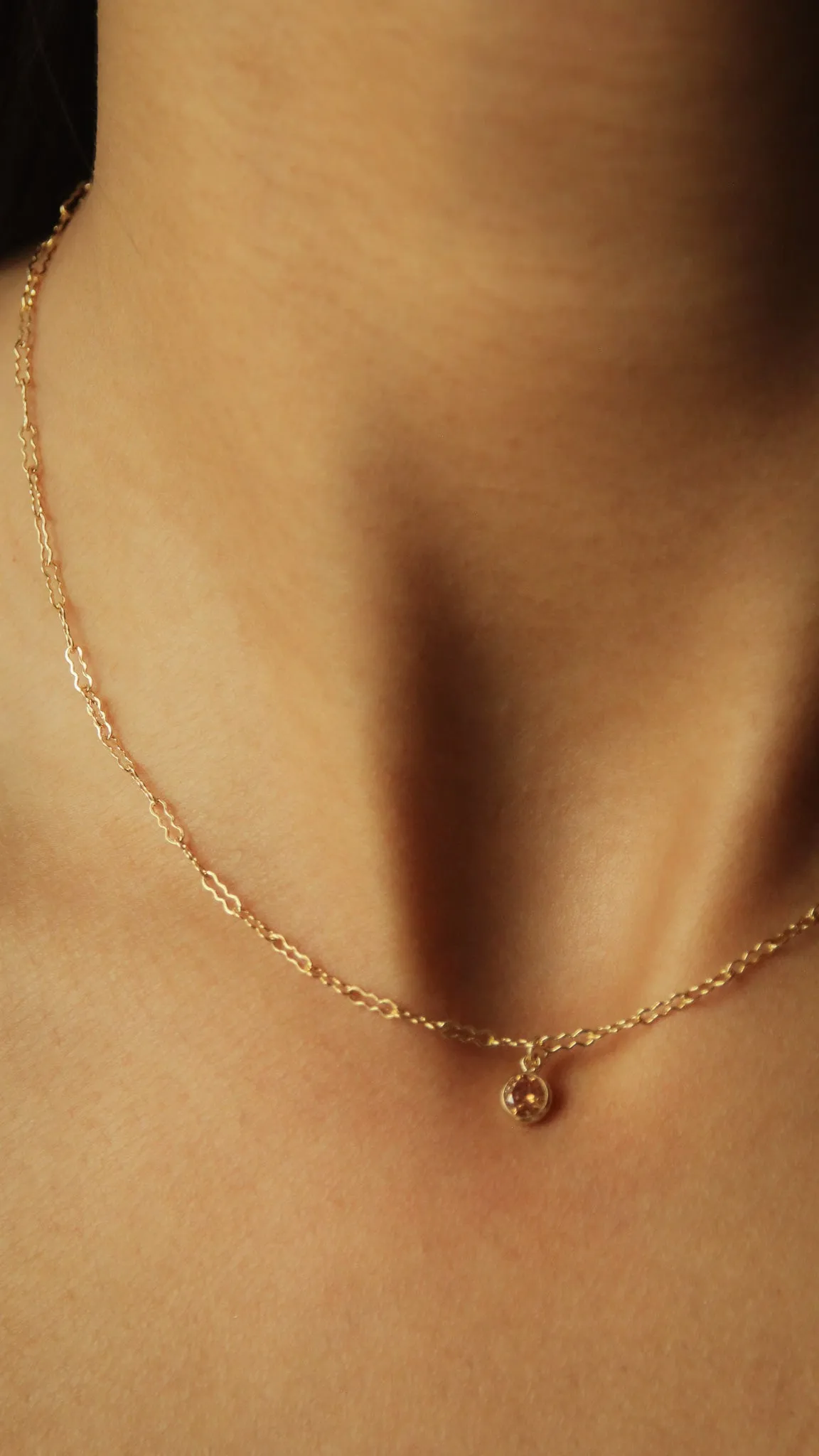 Fayette Birthstone Necklace