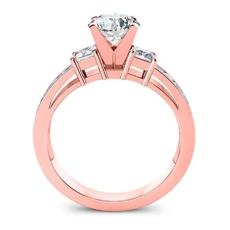 Hazel - GIA Natural Princess Diamond Engagement Ring