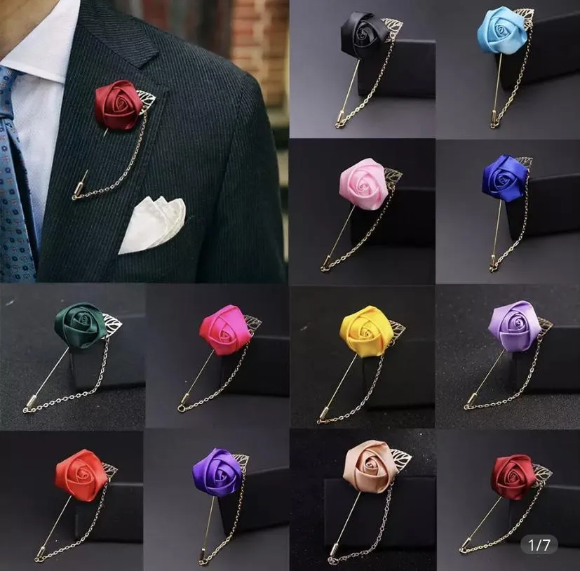 ITEM:BOU7- Burgundy Satin Roses Brooch Bouquet or DIY KIT