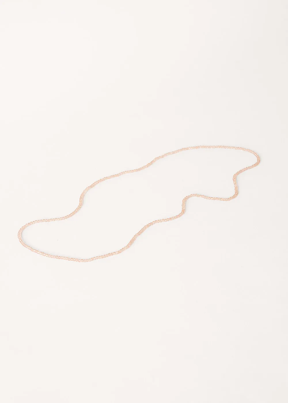 JULI CRYSTAL NECKLACE - CLEAR CHAMPAGNE