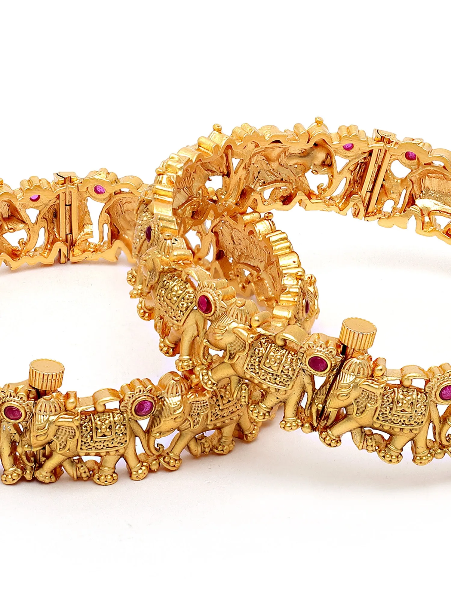 Karatcart Alloy Gold-plated Designer Bangle