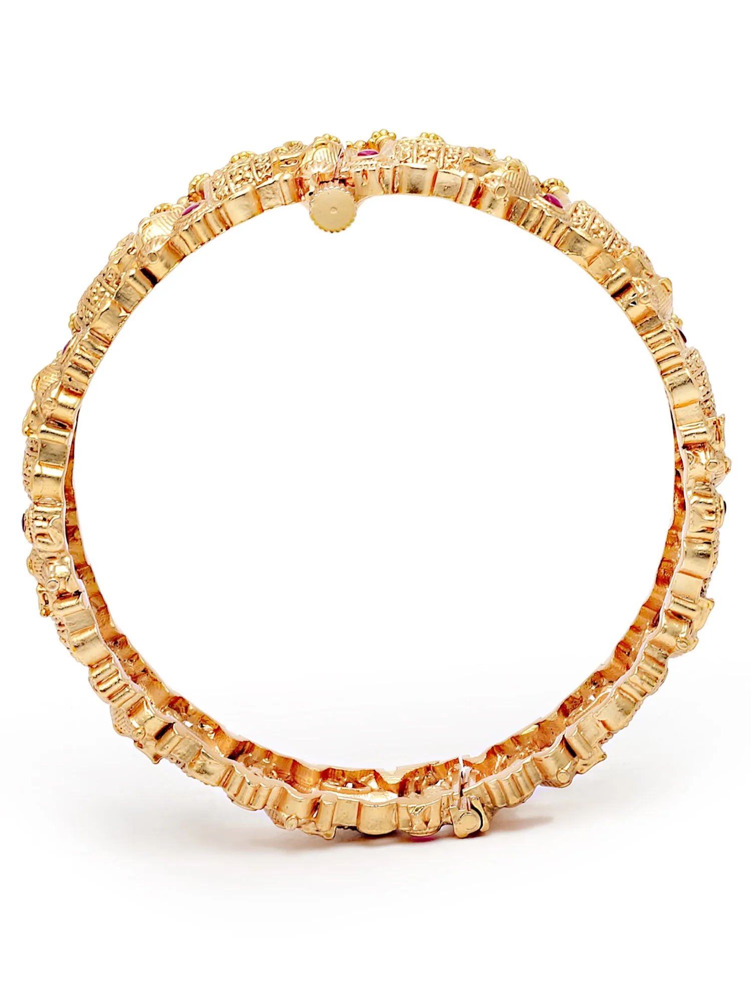 Karatcart Alloy Gold-plated Designer Bangle