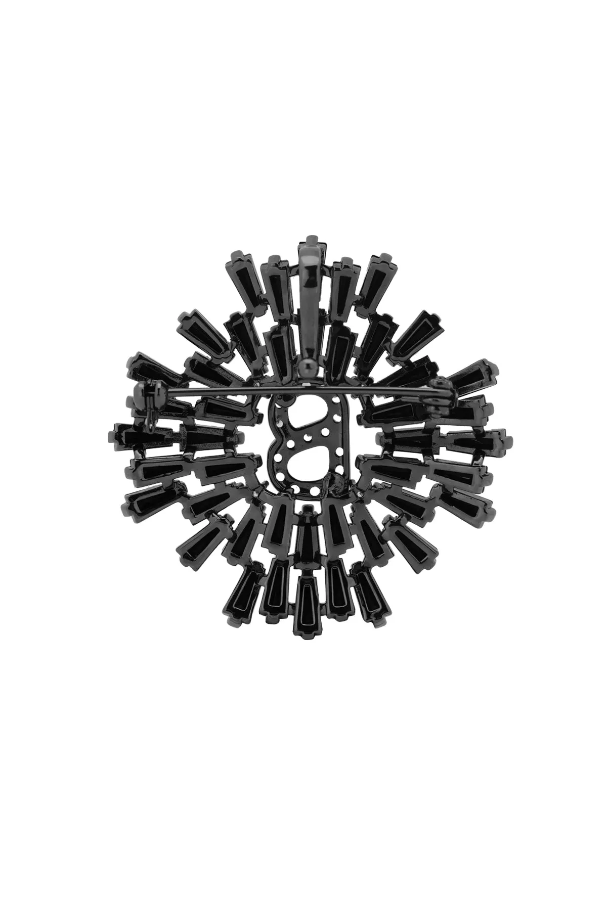 Karren Brooch - Hematite