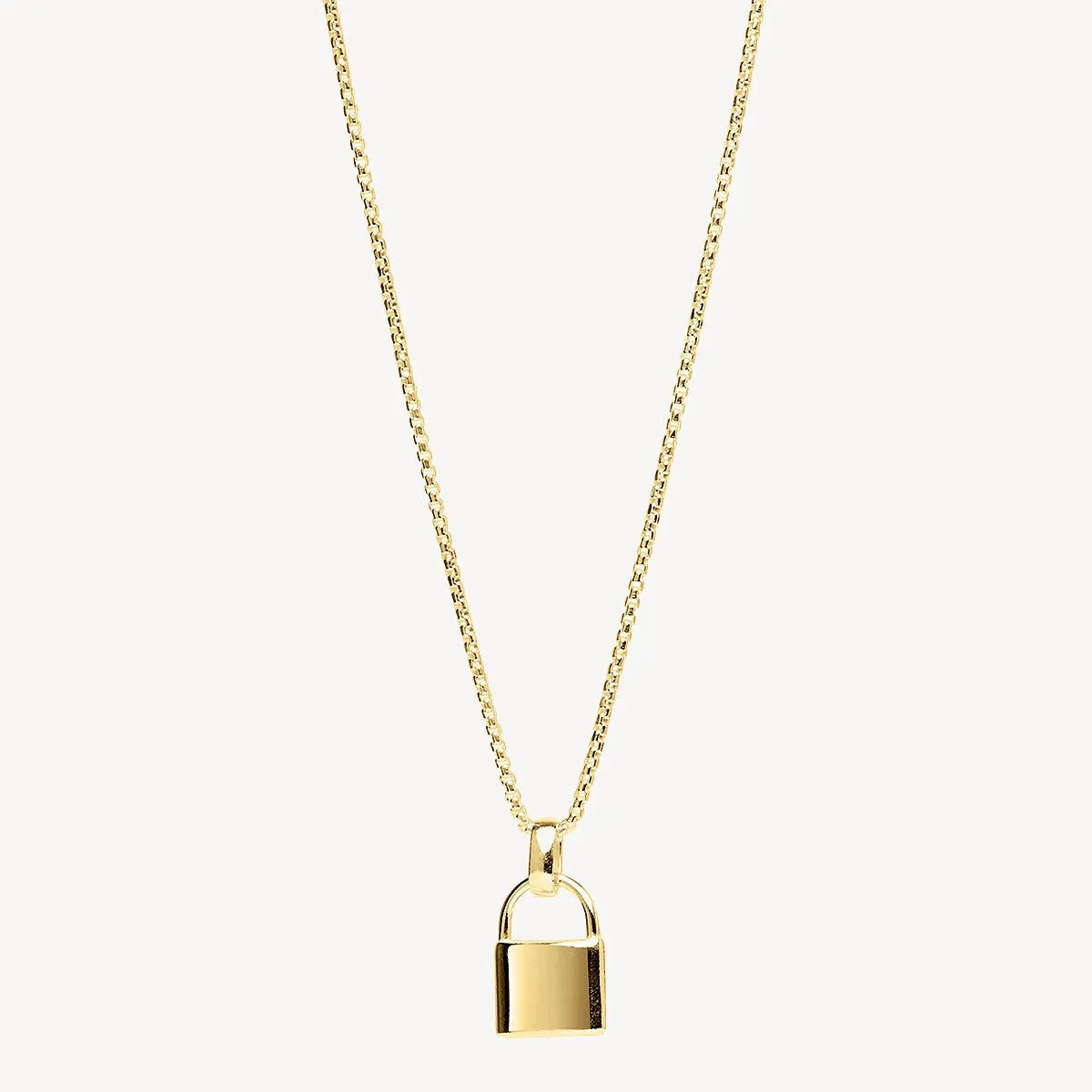 Love Lock Pendant (45cm   5cm ext)