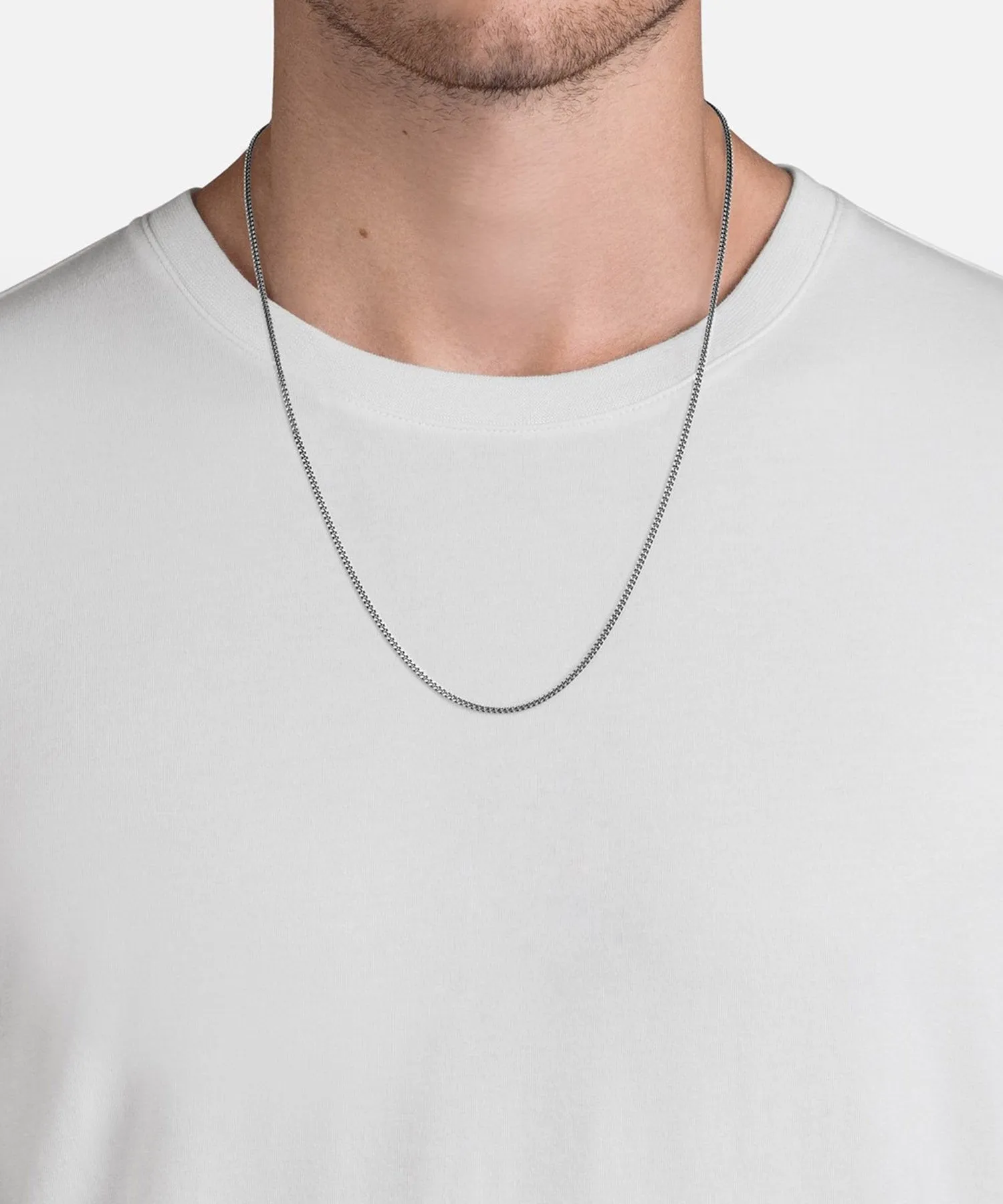 Miansai 2mm Chain Necklace in Sterling Silver