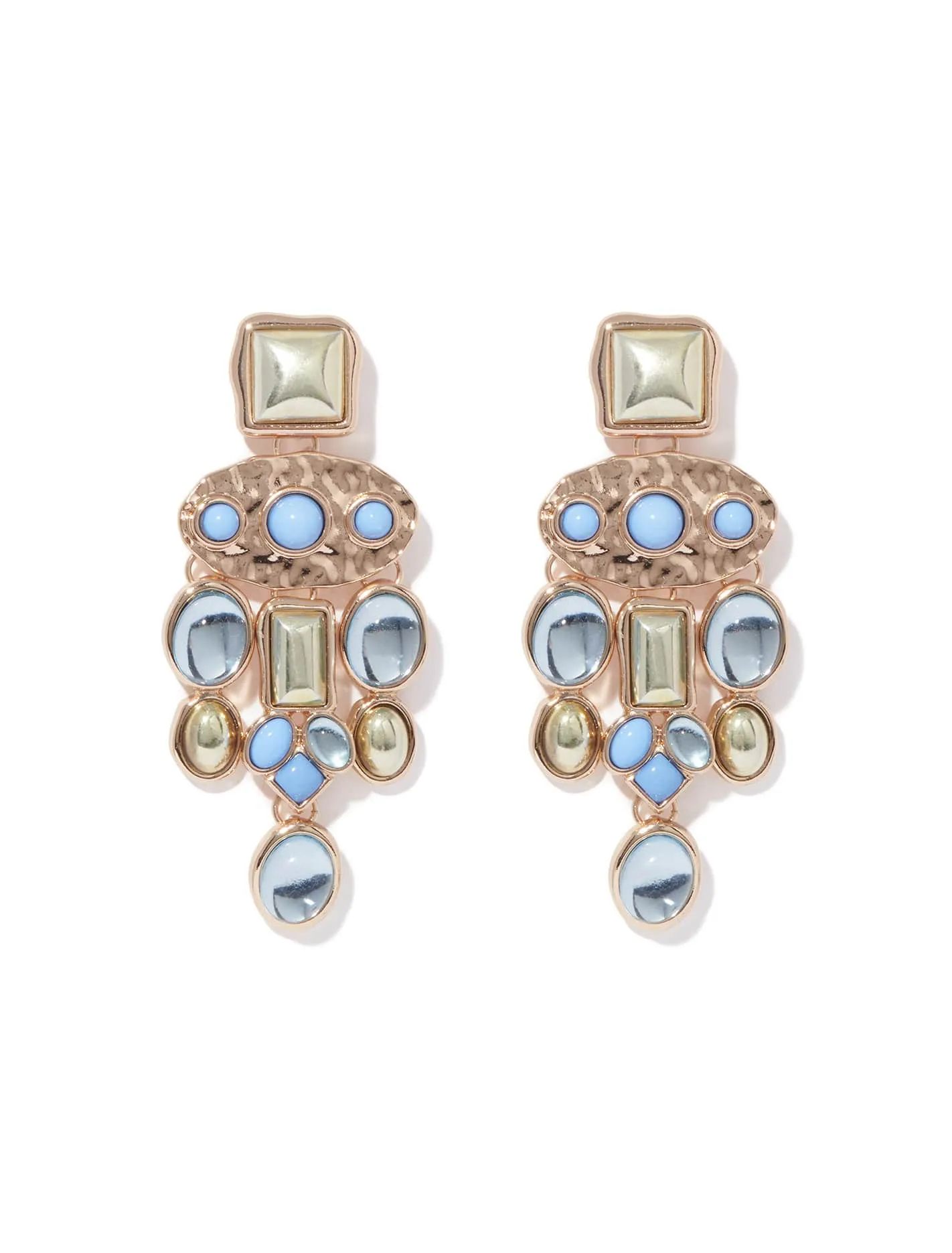 Mira Stone Statement Earrings