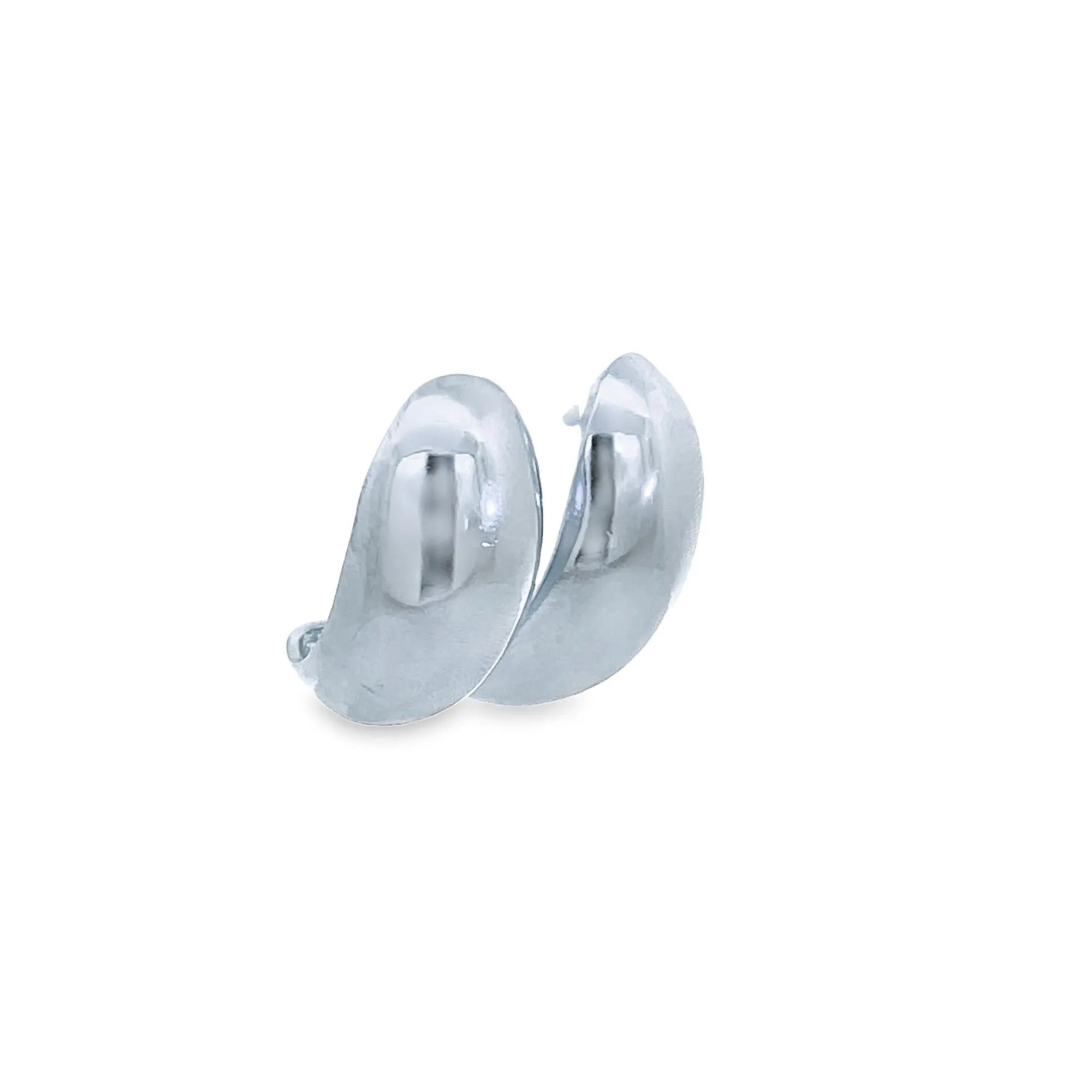 Oval Dome Shape Stud Earrings(K157A)