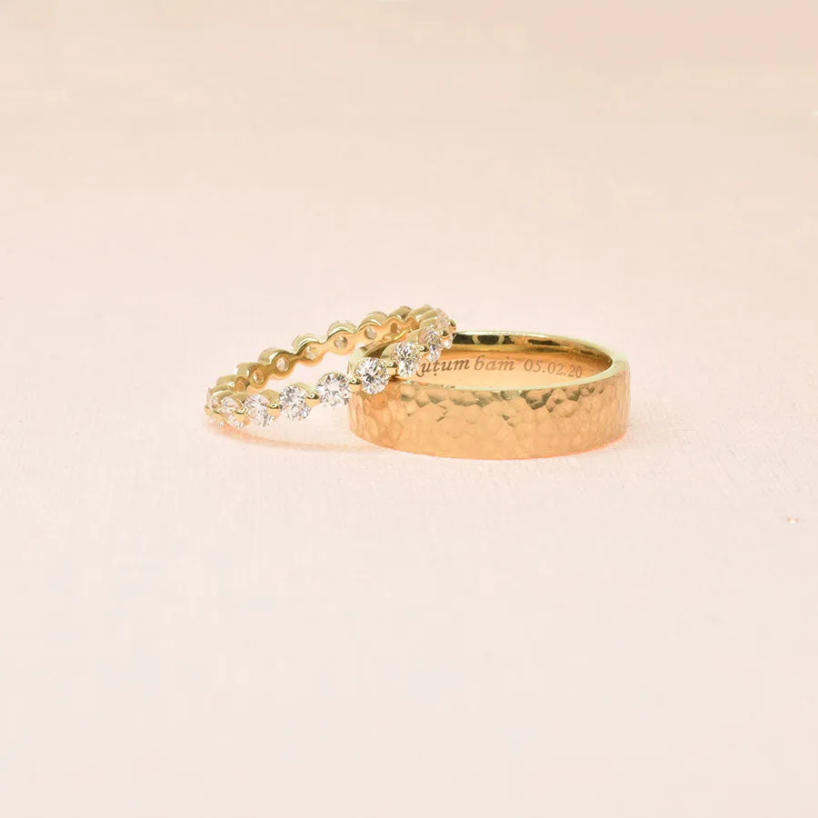 Shared Prong Eternity with 2.5mm Diamonds