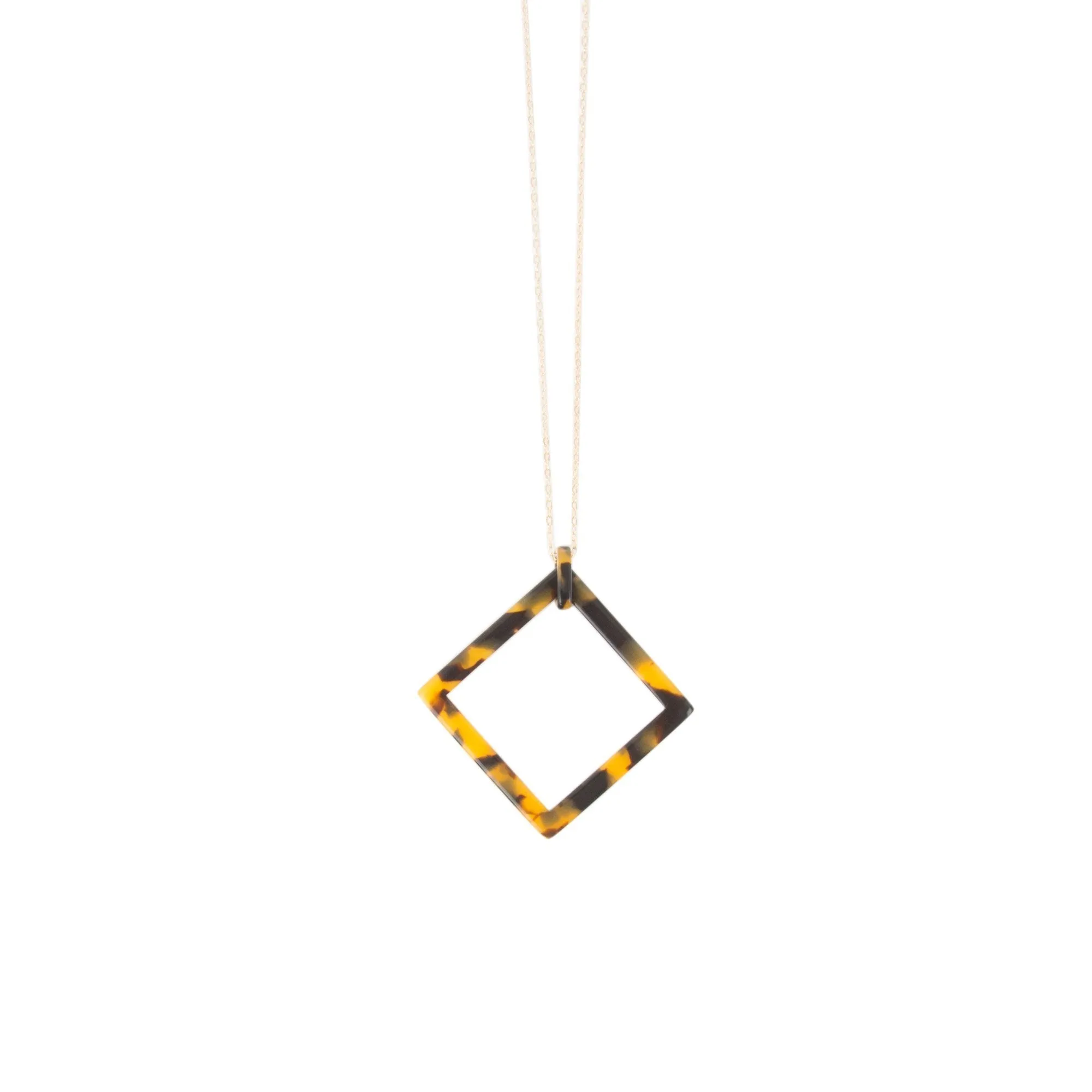 Tortoise Frame Necklace