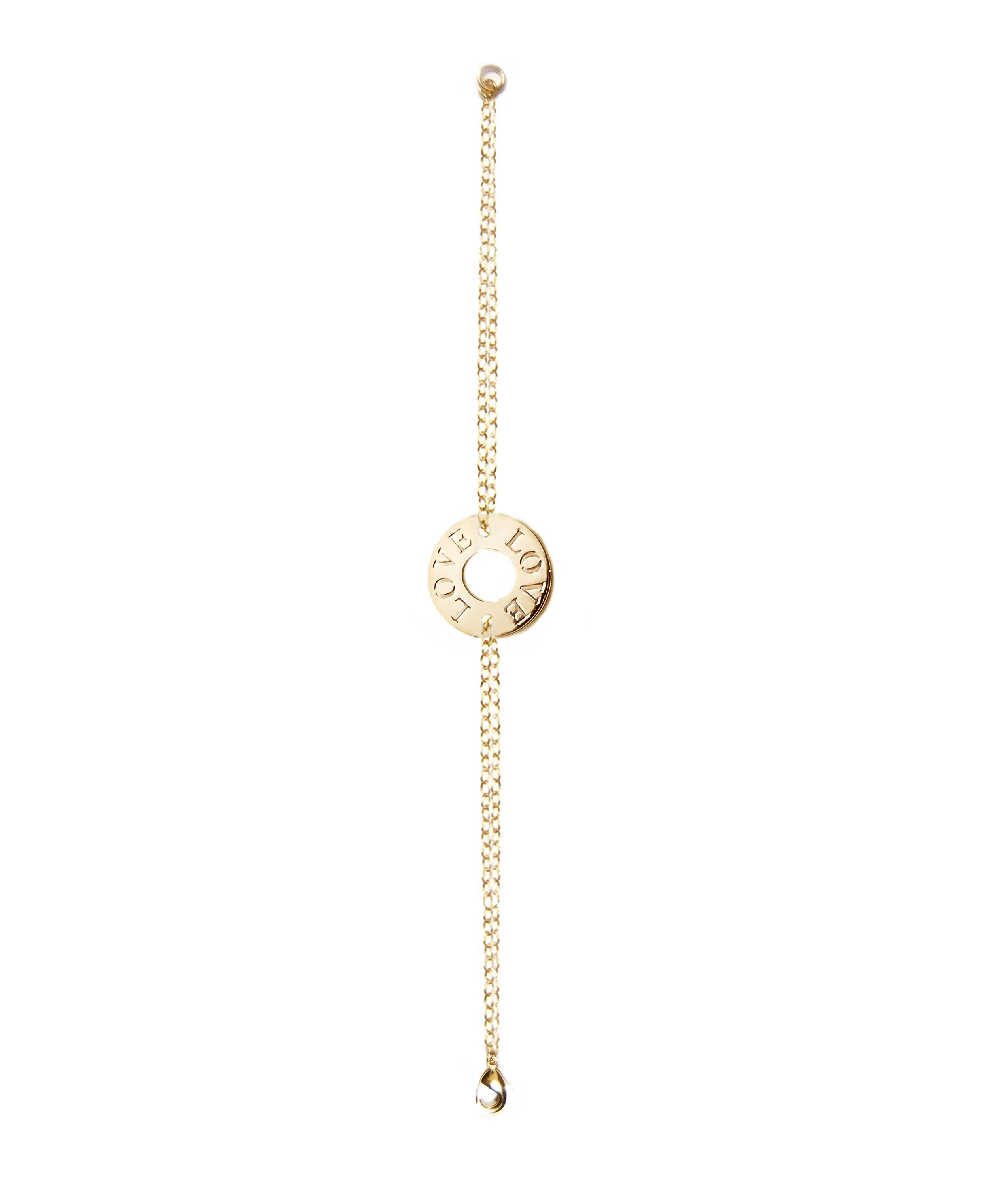 XOXO and LOVE Mini Token Bracelet