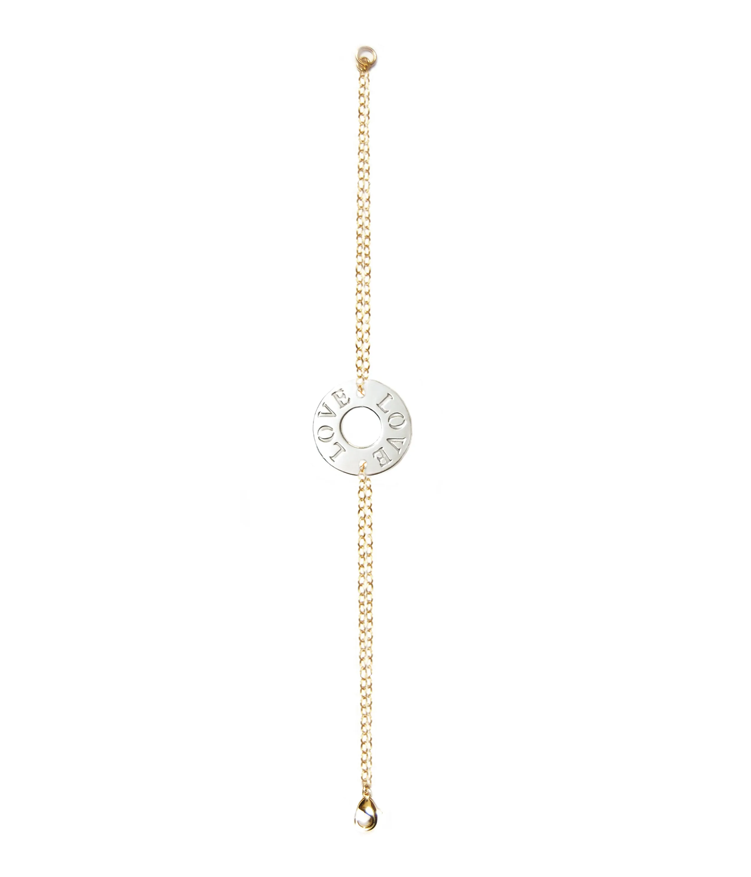 XOXO and LOVE Mini Token Bracelet